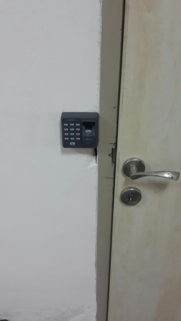 Propass X7 Standalone Parmak İzi Terminali Montaj Görüntüleri